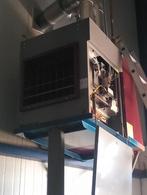 Gasgestookte luchtverwarmer Reznor, Ophalen, Kachel, Zo goed als nieuw, 60 tot 150 cm