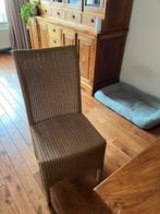 Gratis 3 Eetkamerstoelen, Huis en Inrichting, Ophalen, Gebruikt, Bruin, Riet of Rotan