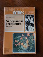 boek prentkunst 1840 -1940, Antiek en Kunst, Antiek | Boeken en Bijbels, Ophalen of Verzenden, Vervoorn