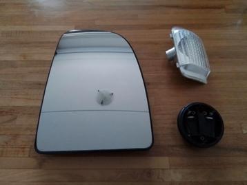 Rechts spiegelglas Fiat Ducato vanaf 2007 en Stelmotor beschikbaar voor biedingen