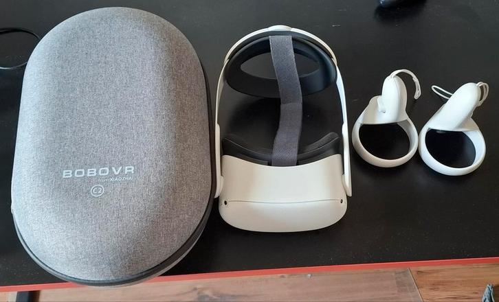 Oculus quest 2 256gb met bobo c2 carrying case, Spelcomputers en Games, Virtual Reality, Zo goed als nieuw, Overige platformen