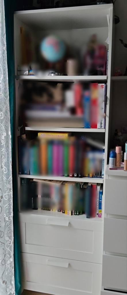 BRIMNES boekenkast IKEA wit, Huis en Inrichting, Kasten | Roldeurkasten en Archiefkasten, Zo goed als nieuw, 150 tot 200 cm, 50 tot 100 cm
