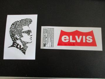 ELVIS PRESLEY Sticker in 2 uitvoeringen. beschikbaar voor biedingen