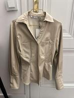 Faux leather blouse Zara S Nieuw, Kleding | Dames, Tops, Ophalen of Verzenden, Zo goed als nieuw, Zwart, Korte mouw