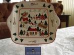 Masons mason christmas village schaal kerst kertservies, Ophalen of Verzenden, Wedgwood, Aardewerk, Schaal of Schalen