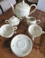 Compleet theeset en 6 ontbijt bordjes 20 rond bavaria, Ophalen of Verzenden