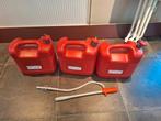 3x 20L Jerrycan met Pomp - Batterij Aangedreven, Ophalen, Gebruikt