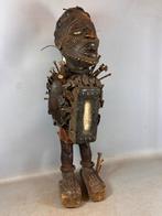 250962 Oud Afrikaans Fetisch Nkisi Nkondi beeld uit Kongo, Antiek en Kunst, Ophalen of Verzenden