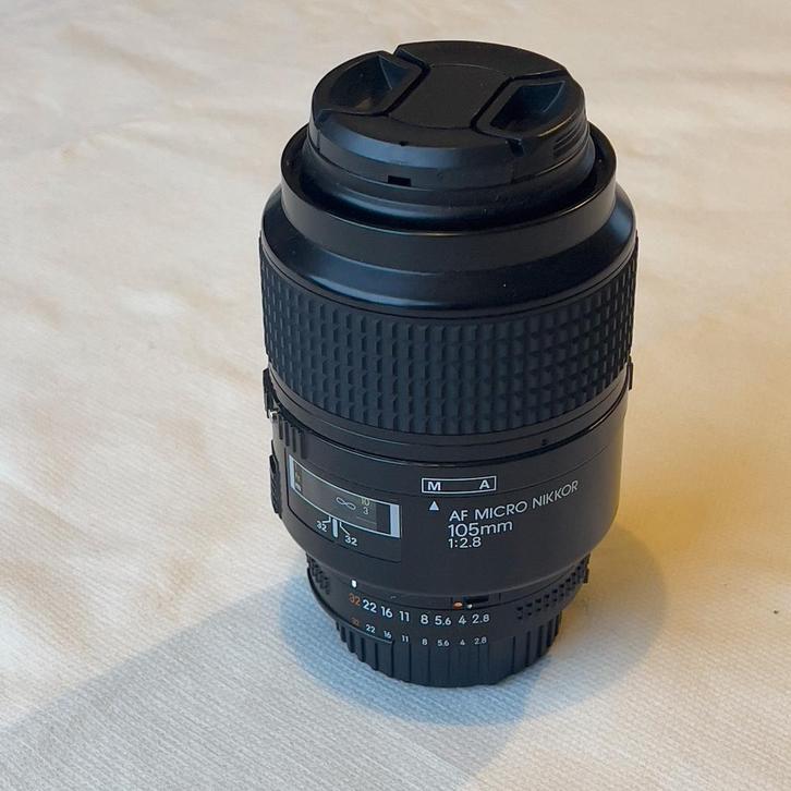 Klassieke Nikon AF Micro 105mm 2.8,  Perfect Glas  1:1 Macro, Audio, Tv en Foto, Fotografie | Lenzen en Objectieven, Zo goed als nieuw