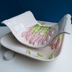 Brocante aspergeschaal met treef, Ophalen of Verzenden