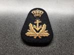 Koninklijke Marine  - Adelborst   pet embleem/ bod va.8,50eu, Verzamelen, Ophalen of Verzenden, Marine, Nederland, Embleem of Badge
