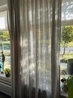 Gordijnen 2 stuks, 240x190cm + rails optioneel, Ophalen, 200 cm of meer, Beige, 150 tot 200 cm