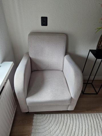 Fauteuil beige goede staat