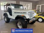Jeep CJ5 Renegade 4x4 - 1974 | Route 66 Auctions, Auto's, Oldtimers, Overige merken, Wit, Bedrijf, Handgeschakeld