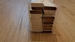 Gladde plint - Meranti - 12 x 45 mm - Lengte 2450 - 19 stuks, Doe-het-zelf en Verbouw, Plinten en Afwerking, Ophalen, Overige materialen