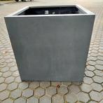 Pottery pots bloembak antraciet in 60x60  Nu 25% korting, Tuin en Terras, Bloembakken en Plantenbakken, Tuin, Kunststof, Gebruikt