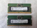 Laptop geheugen 2x8GB DDR5 sodimm 5600Mhz, Ophalen of Verzenden, Zo goed als nieuw, DDR5, Laptop