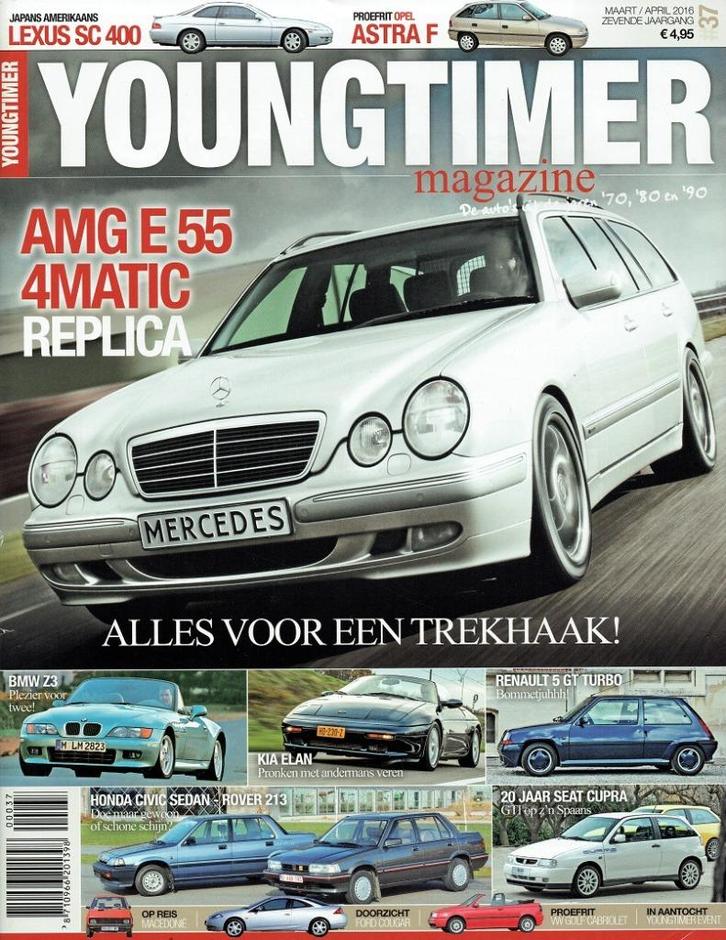 Youngtimer Magazine 2016 nr. 37 (o.a. Renault 5 GT Turbo), Boeken, Auto's | Folders en Tijdschriften, Gelezen, Algemeen, Verzenden