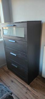 Ikea ladekast met 4 lades, Ophalen, Metaal, Gebruikt, 100 tot 150 cm