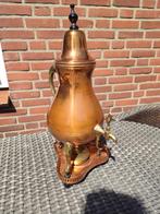 Leuke koperen tapkan met warmhoudpit, Ophalen of Verzenden, Koper