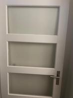 Binnendeur mat wit, Doe-het-zelf en Verbouw, Deuren en Horren, Ophalen, 80 tot 100 cm, Binnendeur, Zo goed als nieuw