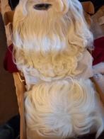 Kerstman baard en pruik set - Nieuwstaat, Ophalen, Wit, Zo goed als nieuw, Generic