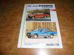 brochure Isuzu Campo accessoires  1989, Ophalen of Verzenden, Nieuw, Overige merken