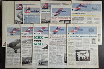 Martin Airmail map met 10x MACtiviteiten 1969 t/m 1971 (N220 beschikbaar voor biedingen