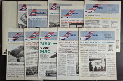 Martin Airmail map met 10x MACtiviteiten 1969 t/m 1971 (N220, Verzamelen, Luchtvaart en Vliegtuigspotten, Gebruikt, Boek of Tijdschrift