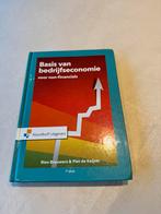 Basis van bedrijfseconomie boek, Ophalen of Verzenden, Gelezen, Economie en Marketing, Noordhoff Uitgevers