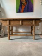 Houten dressoir. Met opbergruimte.  B152xh82xd55 cm., Huis en Inrichting, Tafels | Sidetables, Ophalen, Gebruikt, 200 cm of meer