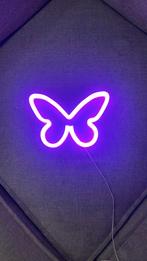 Roze vlinder neonlamp, Ophalen, Zo goed als nieuw
