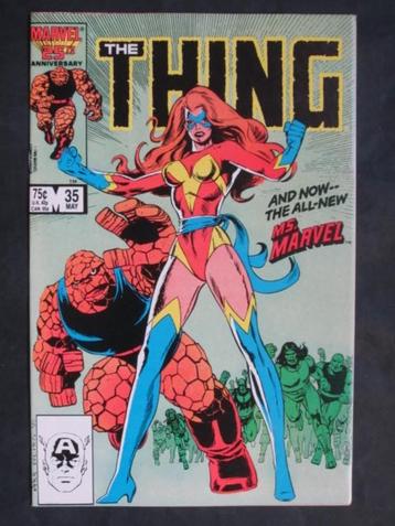 The Thing #35 Marvel 1986 First Ms Marvel II beschikbaar voor biedingen