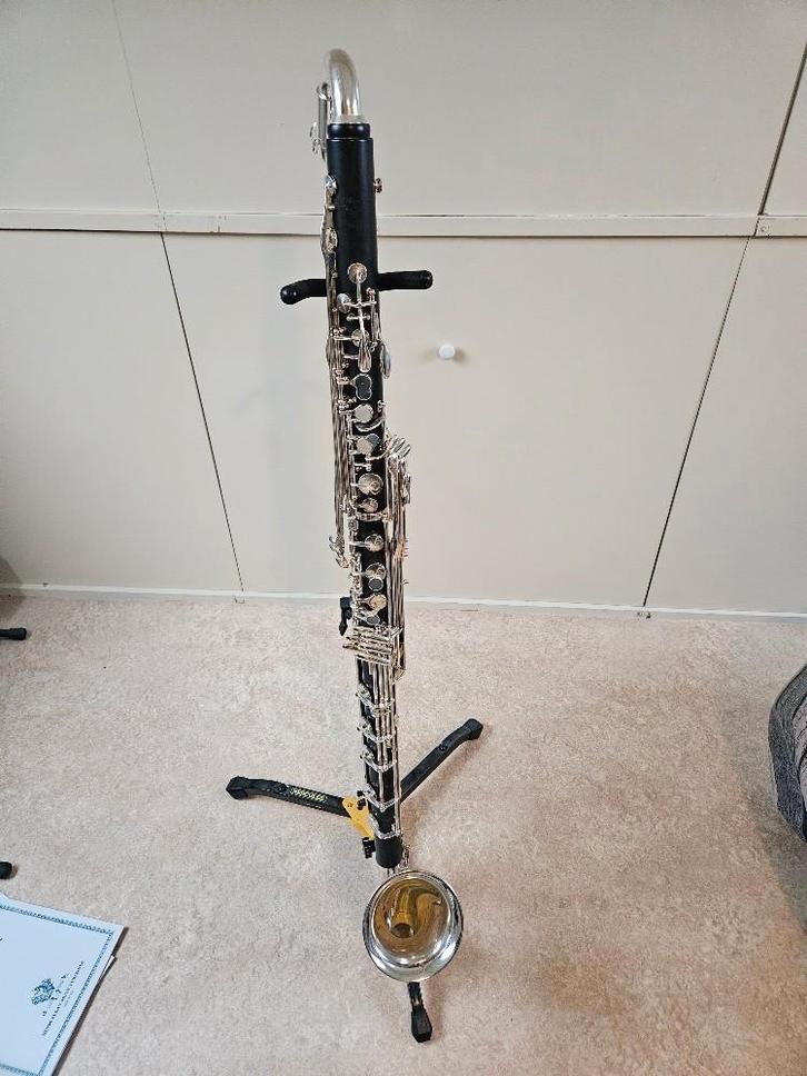 Basklarinet, lage c, Royal Global Max, Muziek en Instrumenten, Blaasinstrumenten | Klarinetten, Zo goed als nieuw, Overige typen