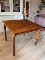 Vintage Deens eettafel – 80x80 cm, Huis en Inrichting, Tafels | Eettafels, Ophalen of Verzenden