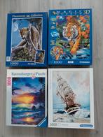 4 puzzels  alles 8 euro, Ophalen, 500 t/m 1500 stukjes, Zo goed als nieuw