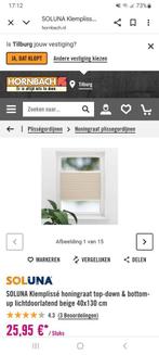 *NIEUW * plissé gordijnen 8 stuks, Huis en Inrichting, Stoffering | Gordijnen en Lamellen, Ophalen of Verzenden, Nieuw, Minder dan 100 cm