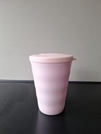 Roze/Lila rietjes beker Tupperware, Ophalen of Verzenden, Zo goed als nieuw