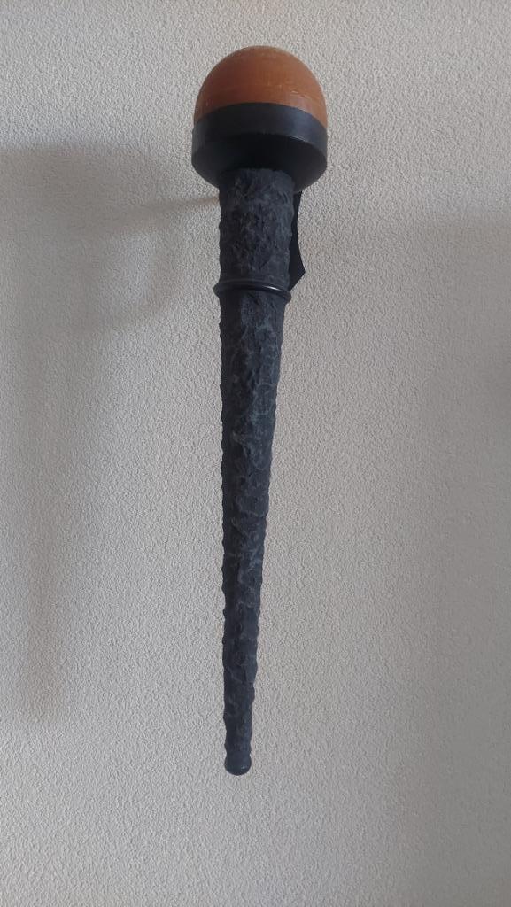 Wand kandelaar decoratie, Huis en Inrichting, Woonaccessoires | Kandelaars en Kaarsen, Zo goed als nieuw, 50 tot 75 cm, Metaal