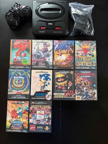 SEGA Mega Drive Console en games beschikbaar voor biedingen