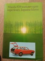 Mazda 929 stationwagon autofolder 1973, Boeken, Auto's | Folders en Tijdschriften, Ophalen of Verzenden, Zo goed als nieuw, Mazda