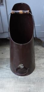 oude emaille kolenkit/ emaille kolenbak met kolenschepje, Antiek en Kunst, Ophalen of Verzenden