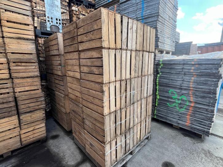 3-lats stevige fruitkisten - appelkisten  30 x 40 x 50, Huis en Inrichting, Woonaccessoires | Kisten, Gebruikt, Minder dan 50 cm
