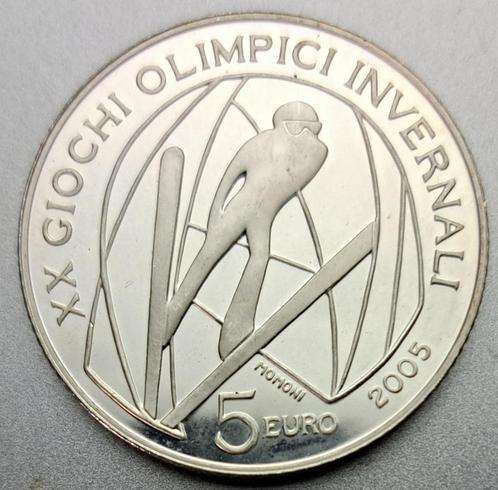 Italië, 5 Euro 2005 - zilver Proof, Postzegels en Munten, Munten | Europa | Niet-Euromunten, Losse munt, Overige landen, Zilver
