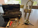 trompet, Muziek en Instrumenten, Blaasinstrumenten | Trompetten, Ophalen, Zo goed als nieuw, Bes-trompet, Met koffer
