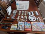 Nintendo Wii met 5 spellen, 3 controllers en nunchucks, Ophalen, Gebruikt, Met 3 controllers of meer, Met games