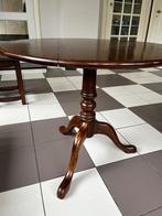 Houten ronde klaptafel, Ophalen