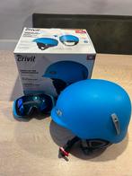 Crivit Skihelm Kindermaat M met skibril (56-59cm), Sport en Fitness, Skiën en Langlaufen, Overige merken, Overige typen, Ophalen of Verzenden