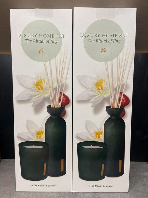 Rituals of Jing home set (kaars 290g + geurstok 250ml), Sieraden, Tassen en Uiterlijk, Uiterlijk | Parfum, Zo goed als nieuw, Ophalen of Verzenden