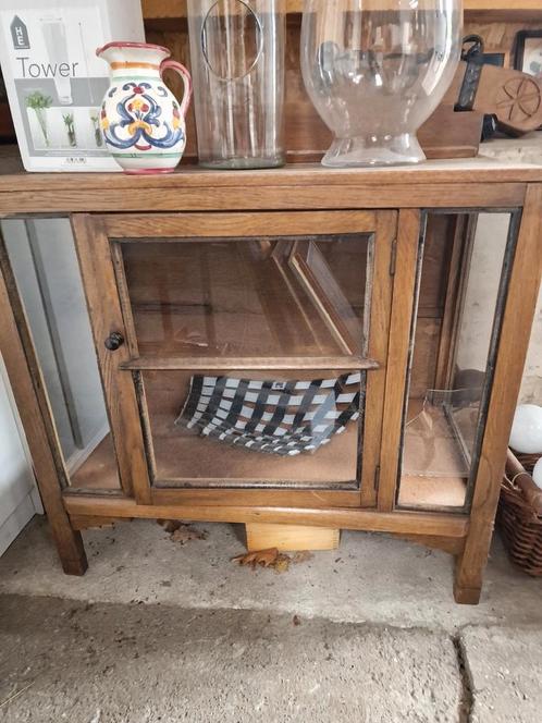Antiek theekastje eikenhout, Antiek en Kunst, Curiosa en Brocante, Ophalen